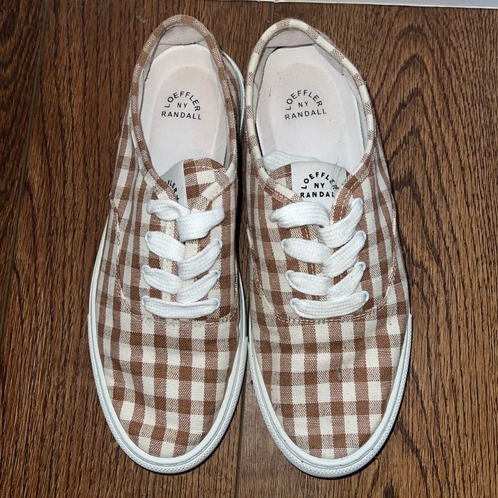 Loeffler Randal gingham sneakers
